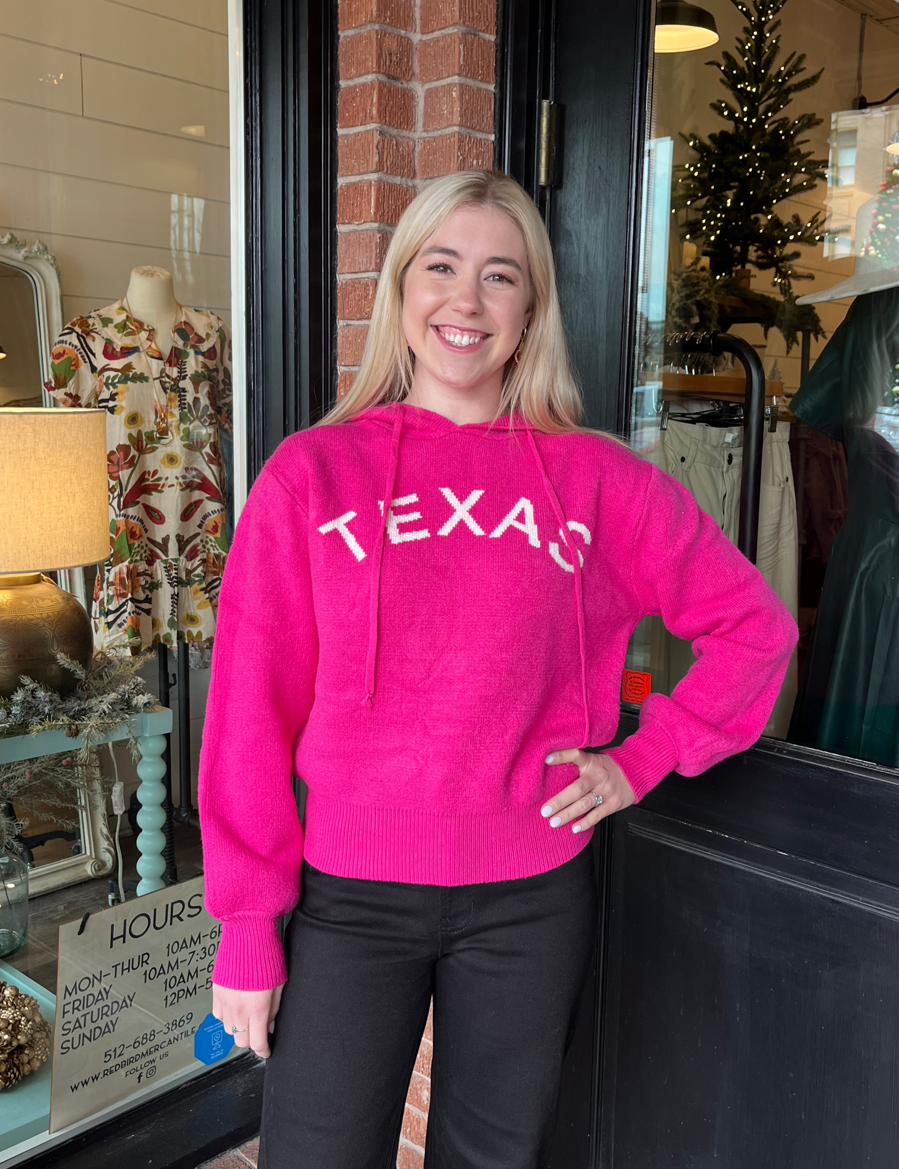 Texas Hot Pink Hoodie