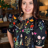 Blaire Black Floral dress