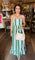 Sunny Stripe Ruffle Maxi Dress