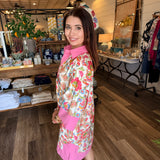 Jena Pink Floral Dress