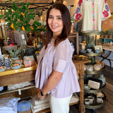 Blaire Mesh Babydoll Top