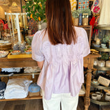 Blaire Mesh Babydoll Top