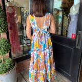 Kennedy Square Neckline Maxi Dress