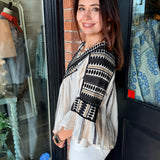 Evie Embroidered Top