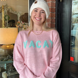 'Vacay' Patch Sweater