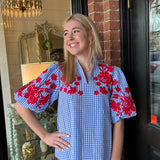 Claire Gingham Top