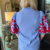 Claire Gingham Top