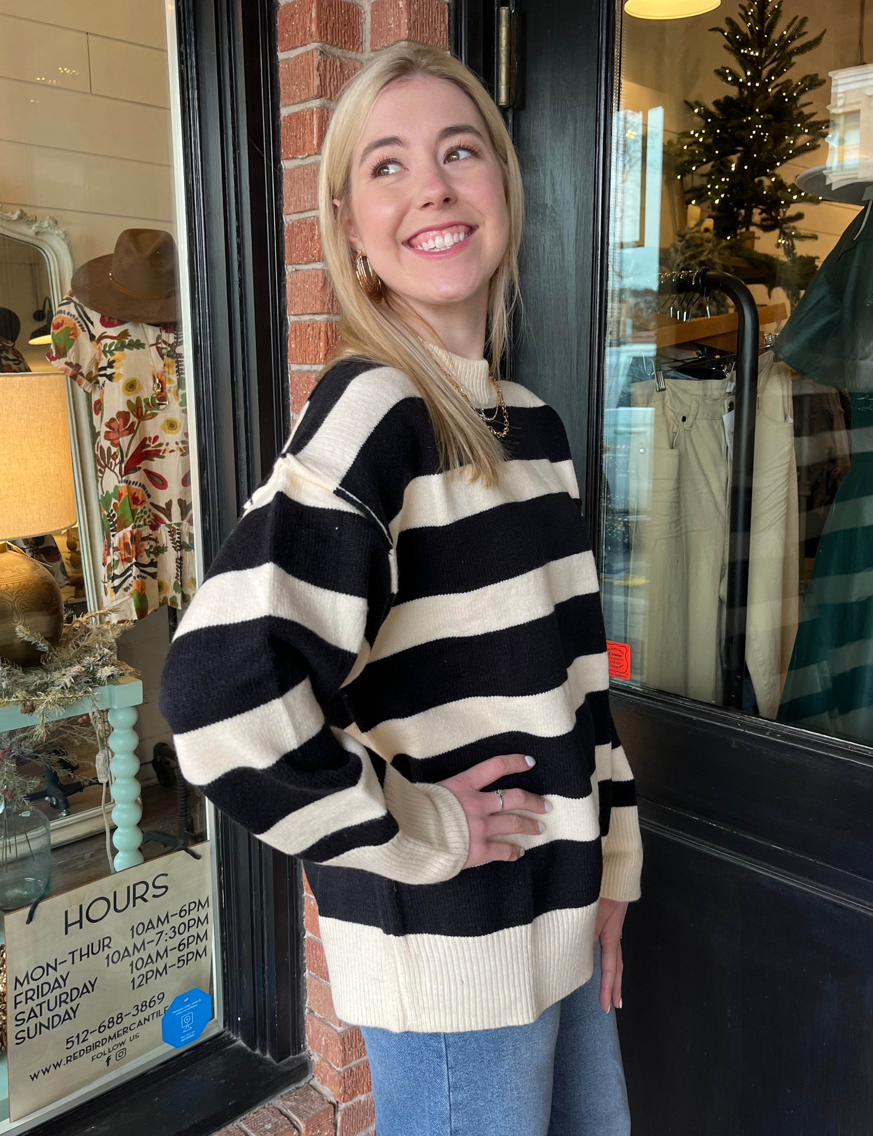 Georgia Color Block Sweater