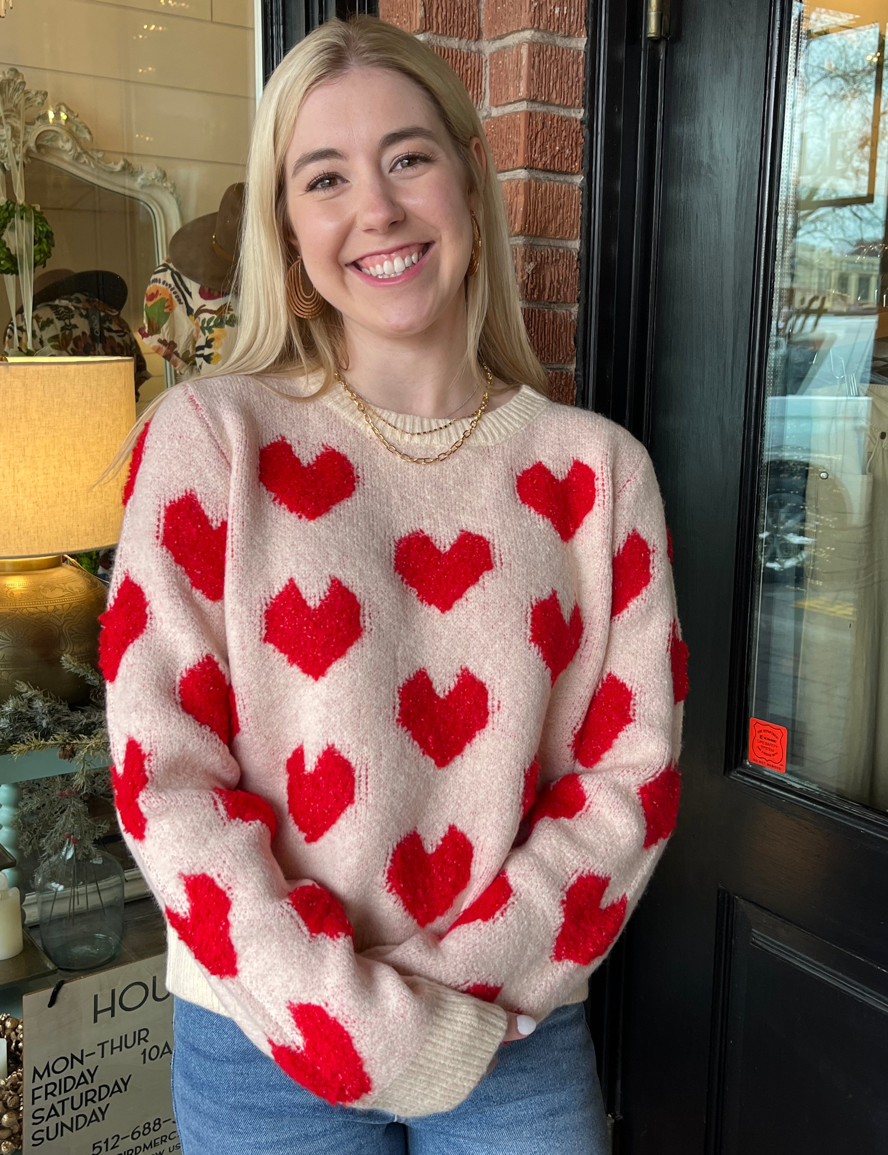 Katy Heart Sweater