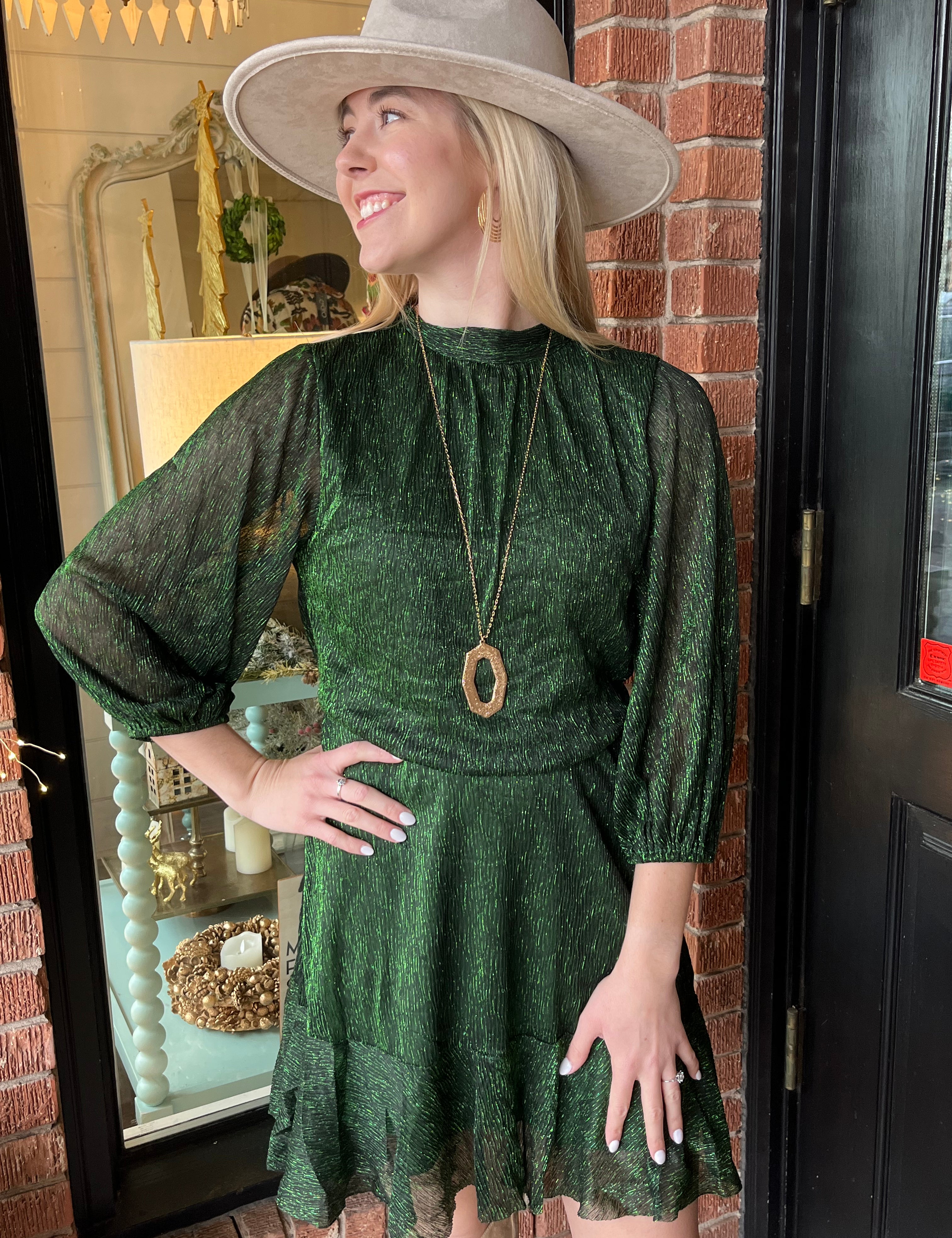 Juliette Green Dress