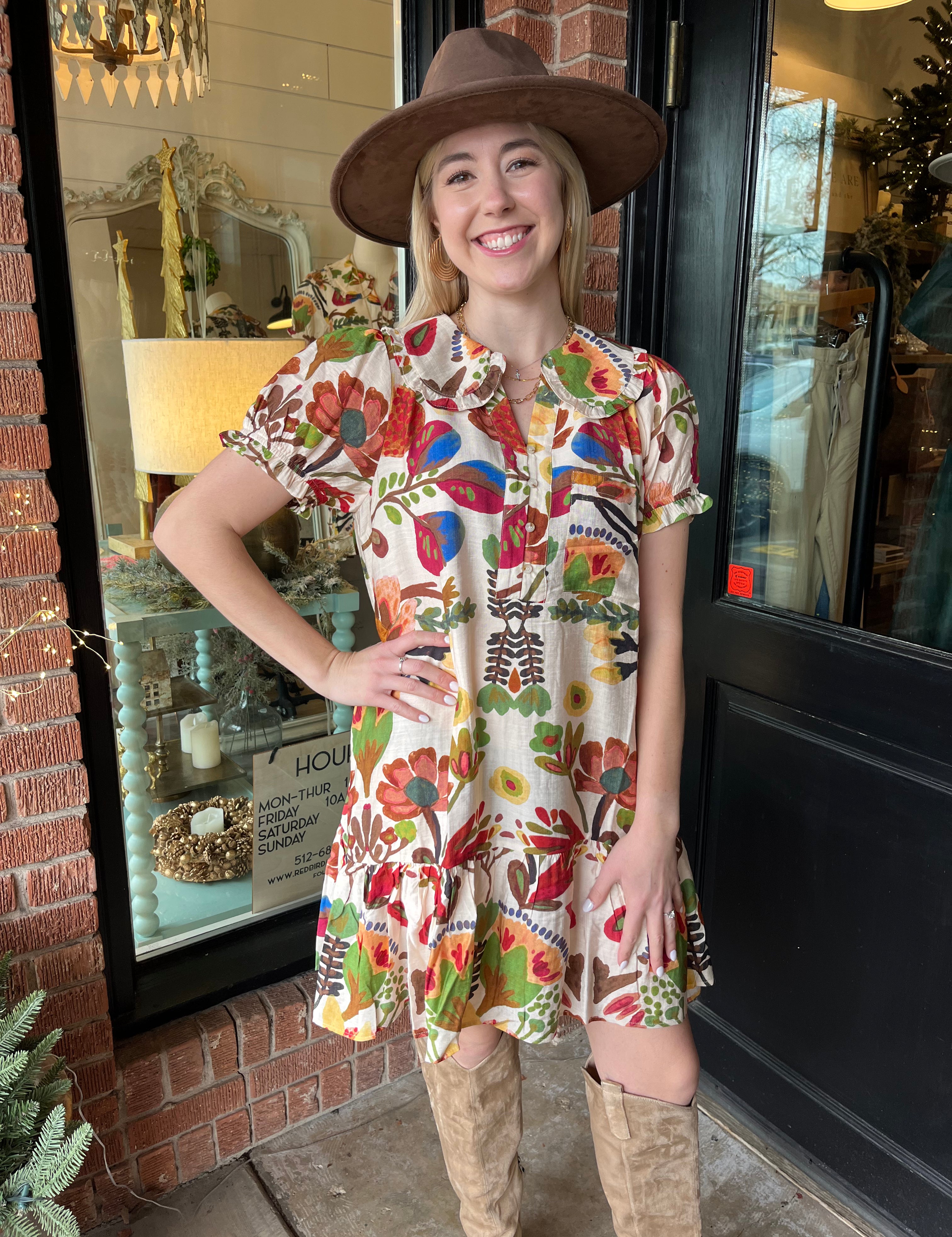 Leah Floral Dress