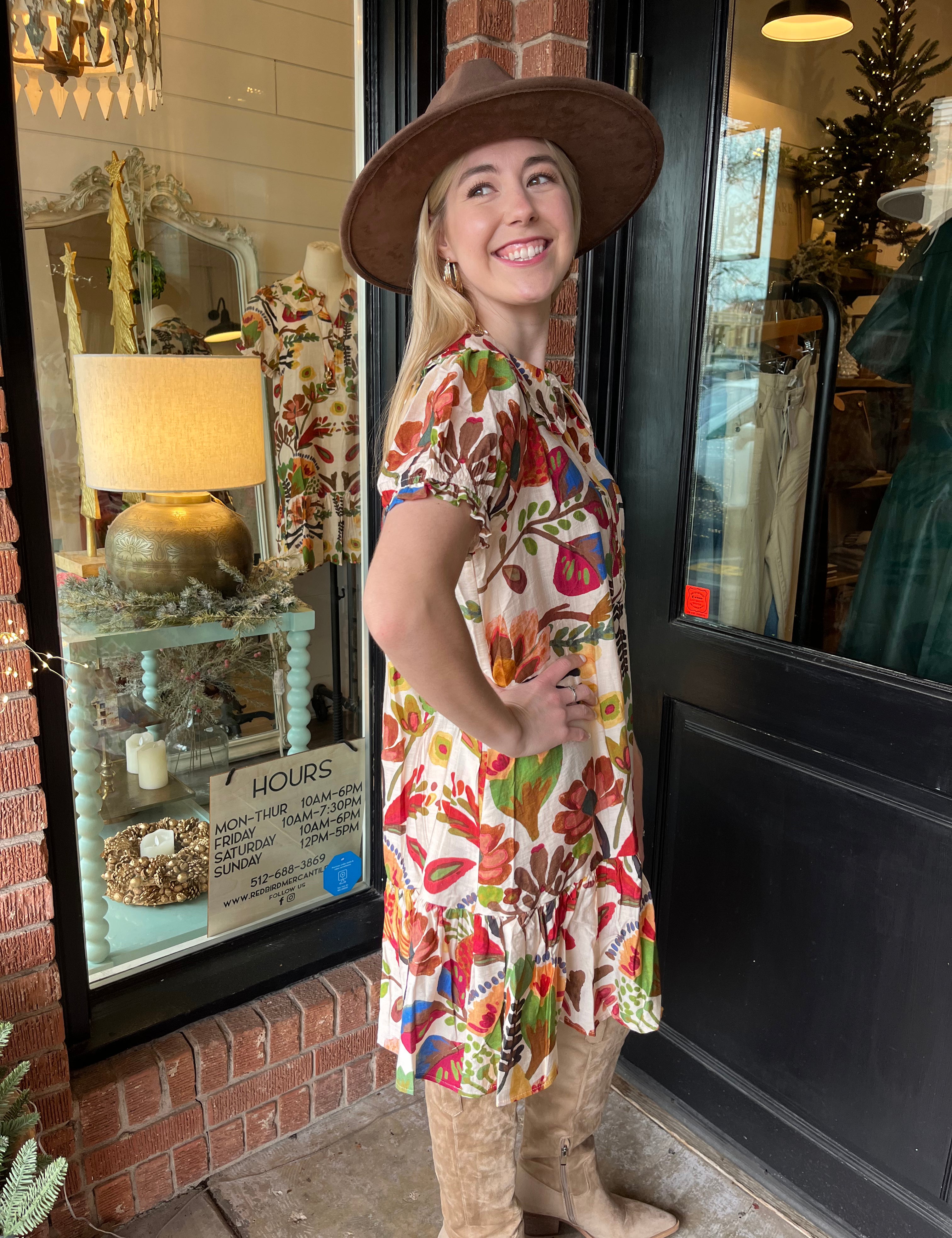 Leah Floral Dress