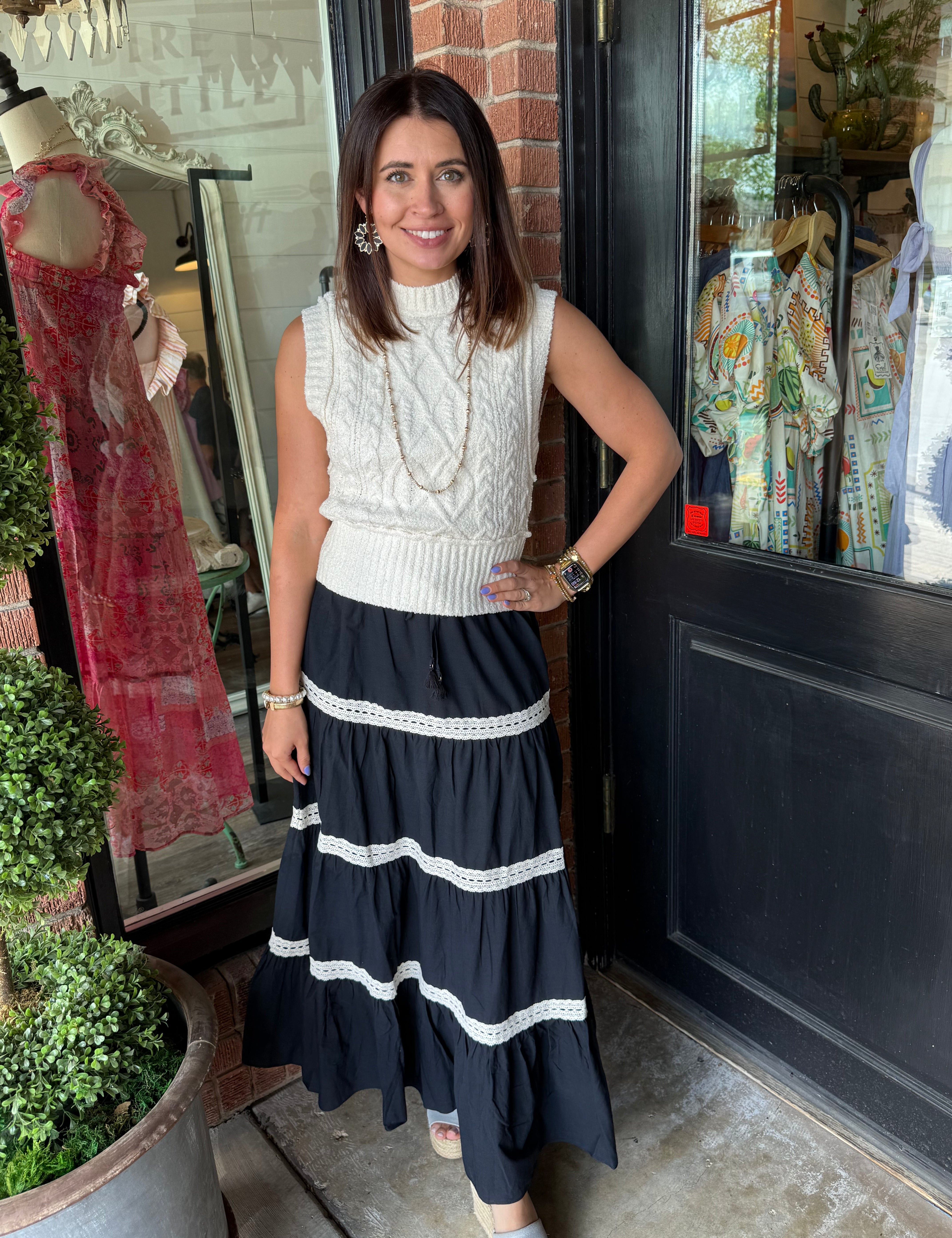 Maria Tiered Maxi Skir