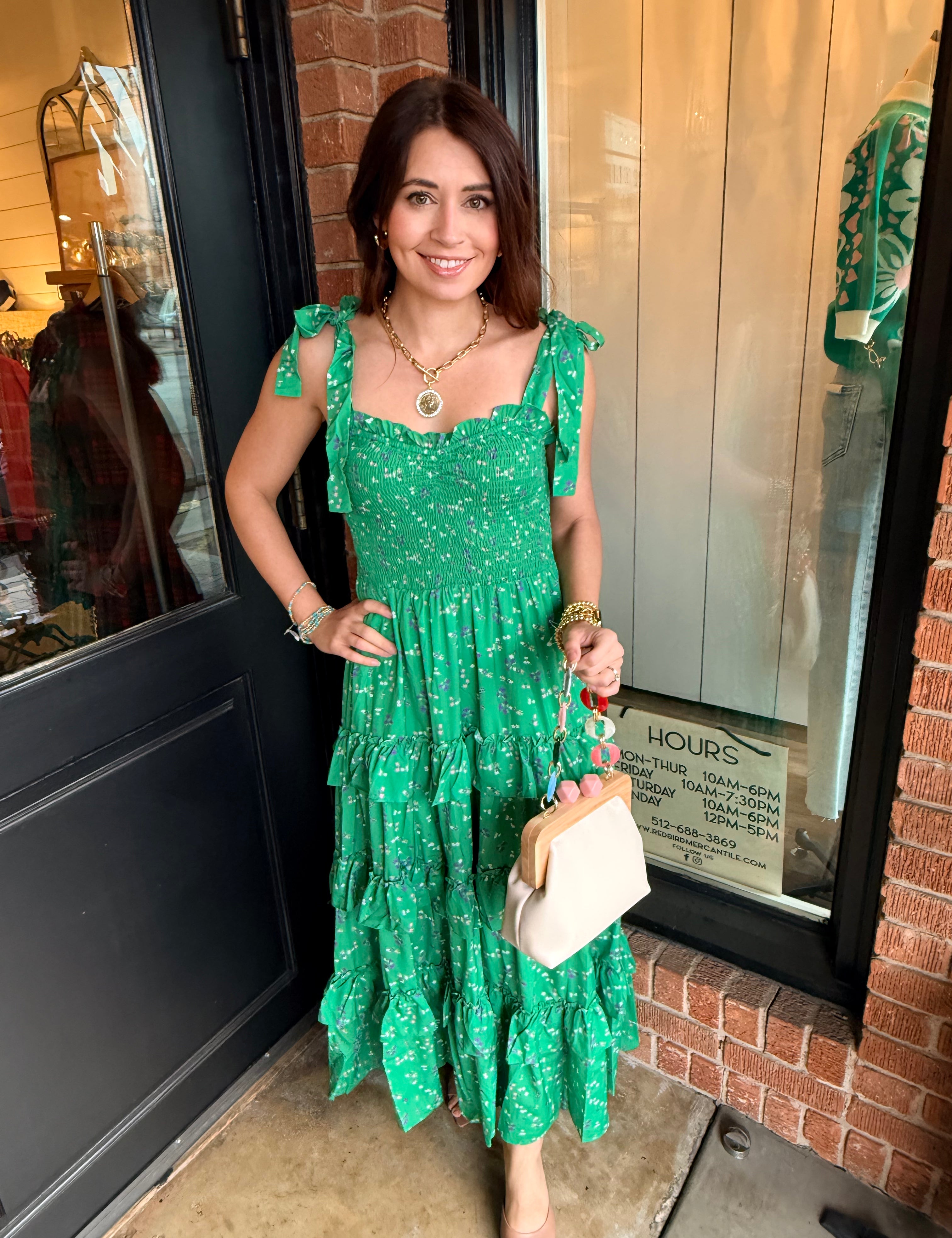 Jamie Floral Tiered Maxi Dress