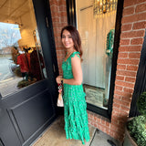 Jamie Floral Tiered Maxi Dress