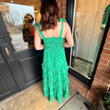 Jamie Floral Tiered Maxi Dress