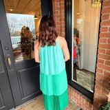 Dedra Pleated Midi Dress