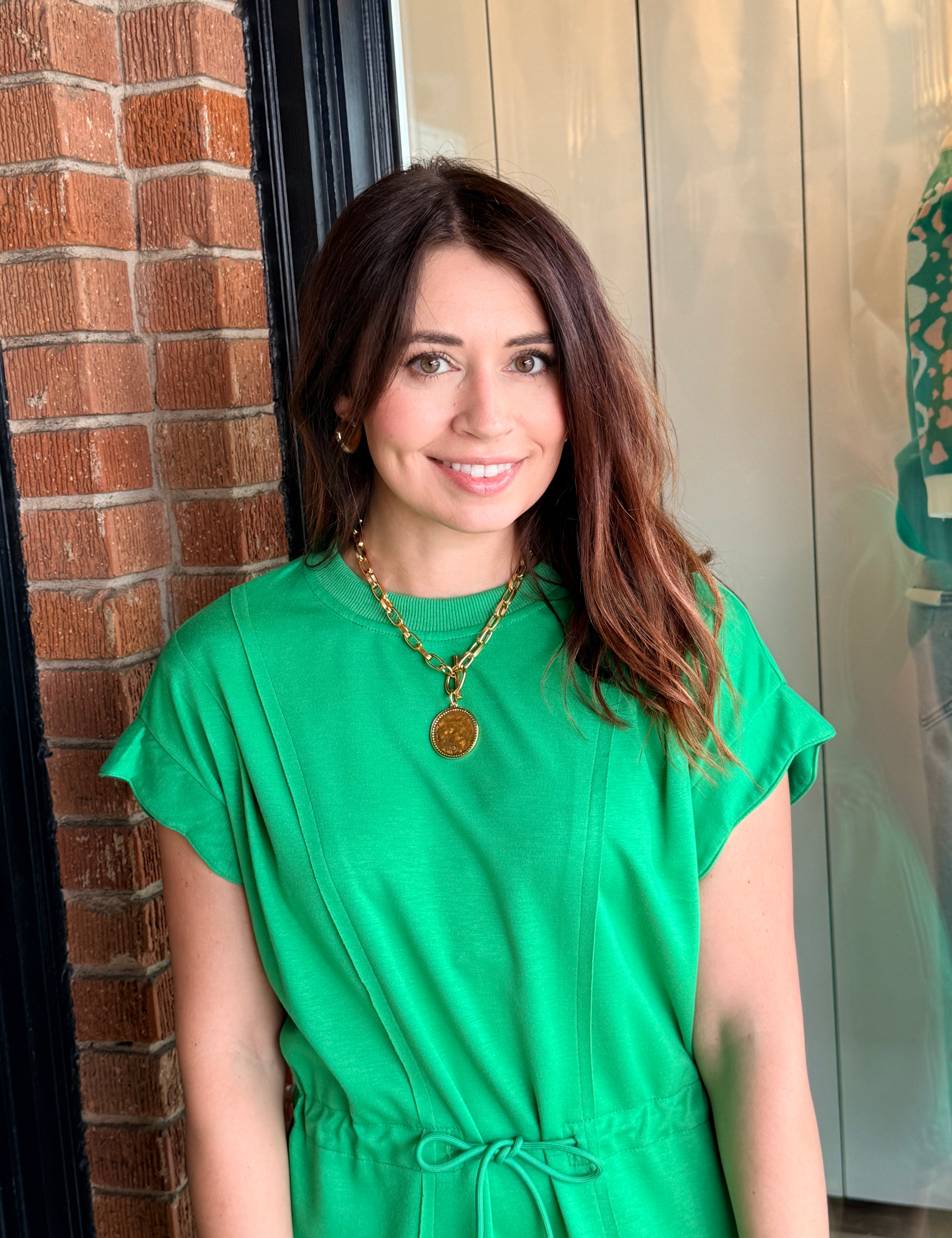 Melissa Drawstring Luxe Knit Dress