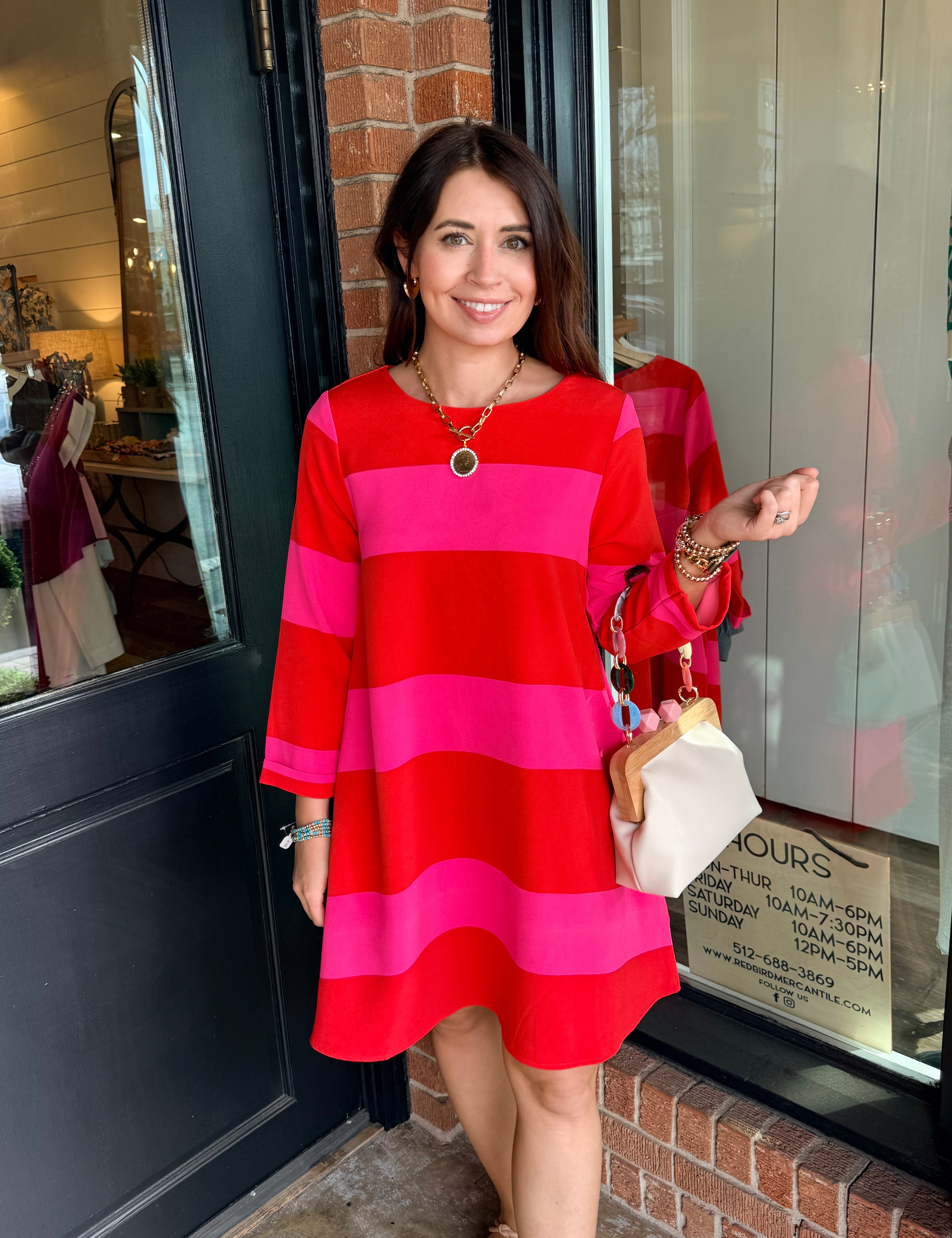Joy Striped Dress