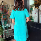 Serenity Collared Textured Dress