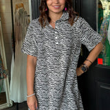Sandra Animal Print Dress