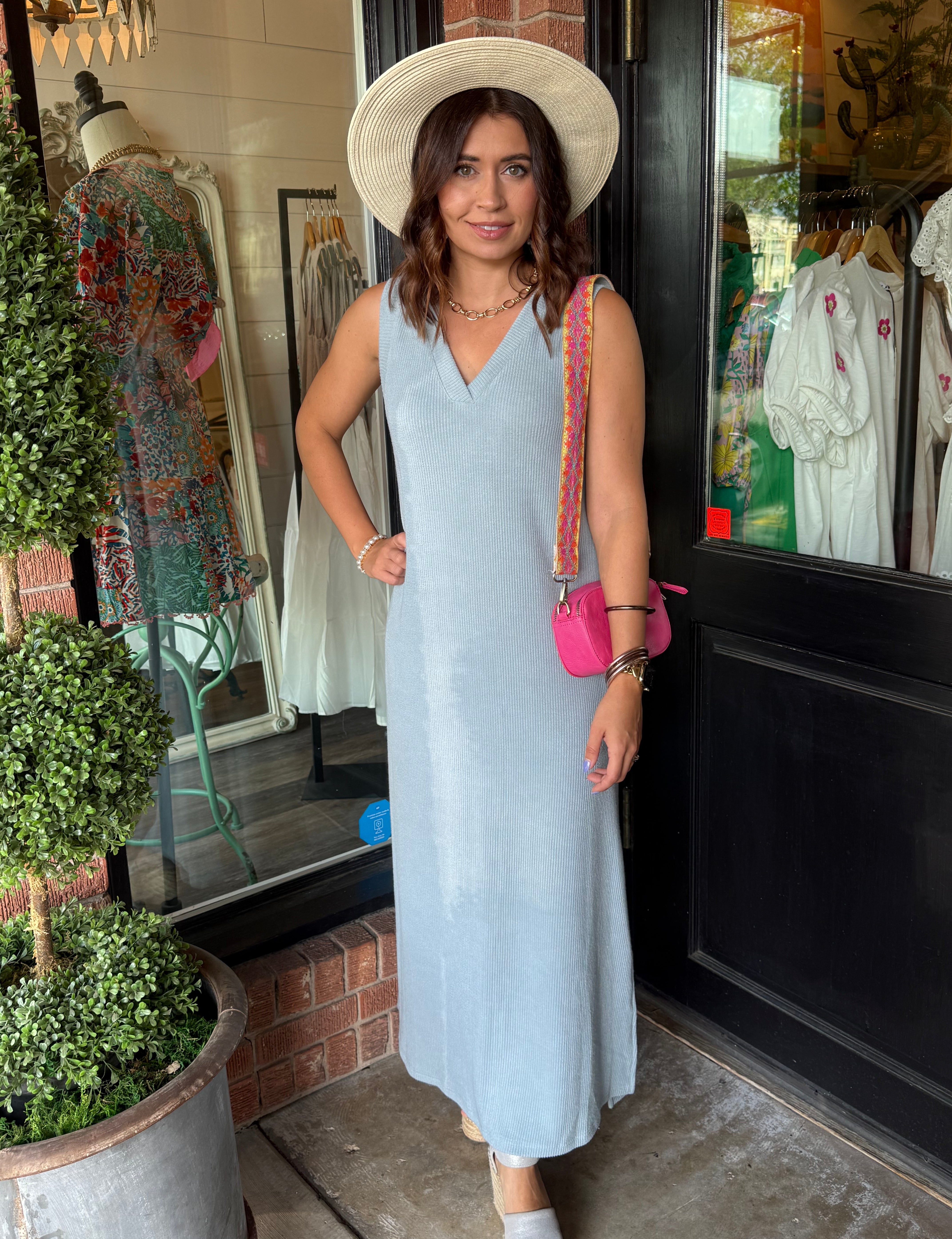 Amy Ribbed Maxi Dress