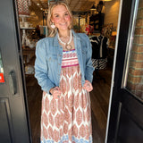 Eliza Paisley Maxi Dress