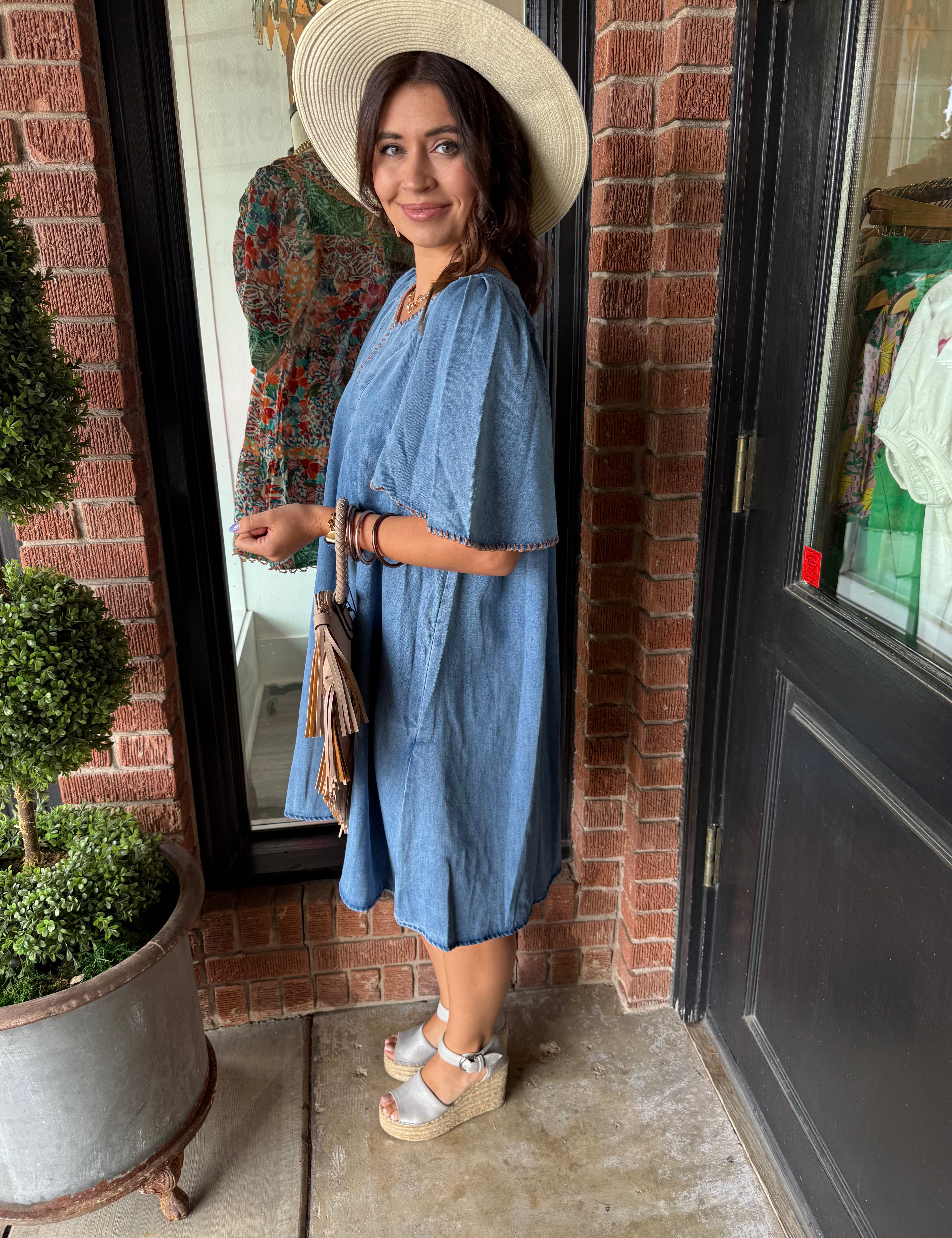 Jordan Washed Denim Dress
