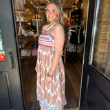 Eliza Paisley Maxi Dress