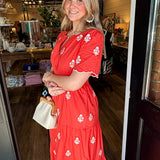 Sophia Embroidered Maxi Dress