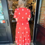 Sophia Embroidered Maxi Dress