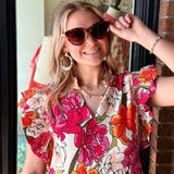 Diana Floral Midi Dress