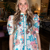 Nina Floral Button Down