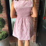 Georgia Gingham Floral Mini Dress