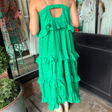 Anna Eyelet Tiered Dress