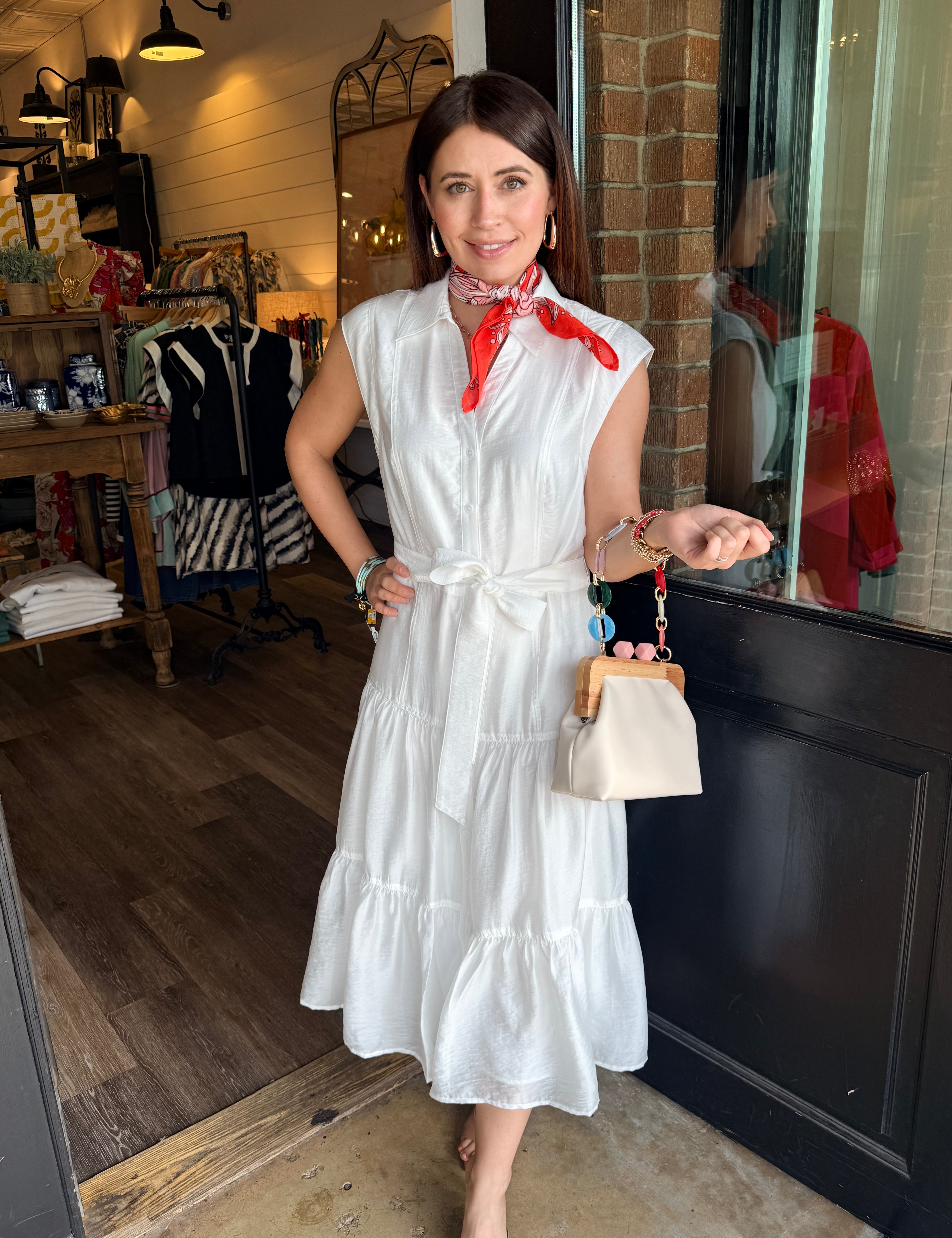 Leeann Tiered Midi Dress