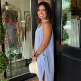Sara Periwinkle Knit Dress