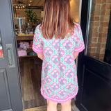 Wrenley Floral Print Shift Dress