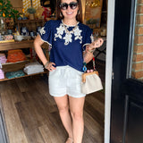 Hannah Gauze Shorts