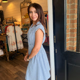 Nancy Gingham Mini Dress