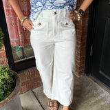 Madelyn Wide Crop Denim