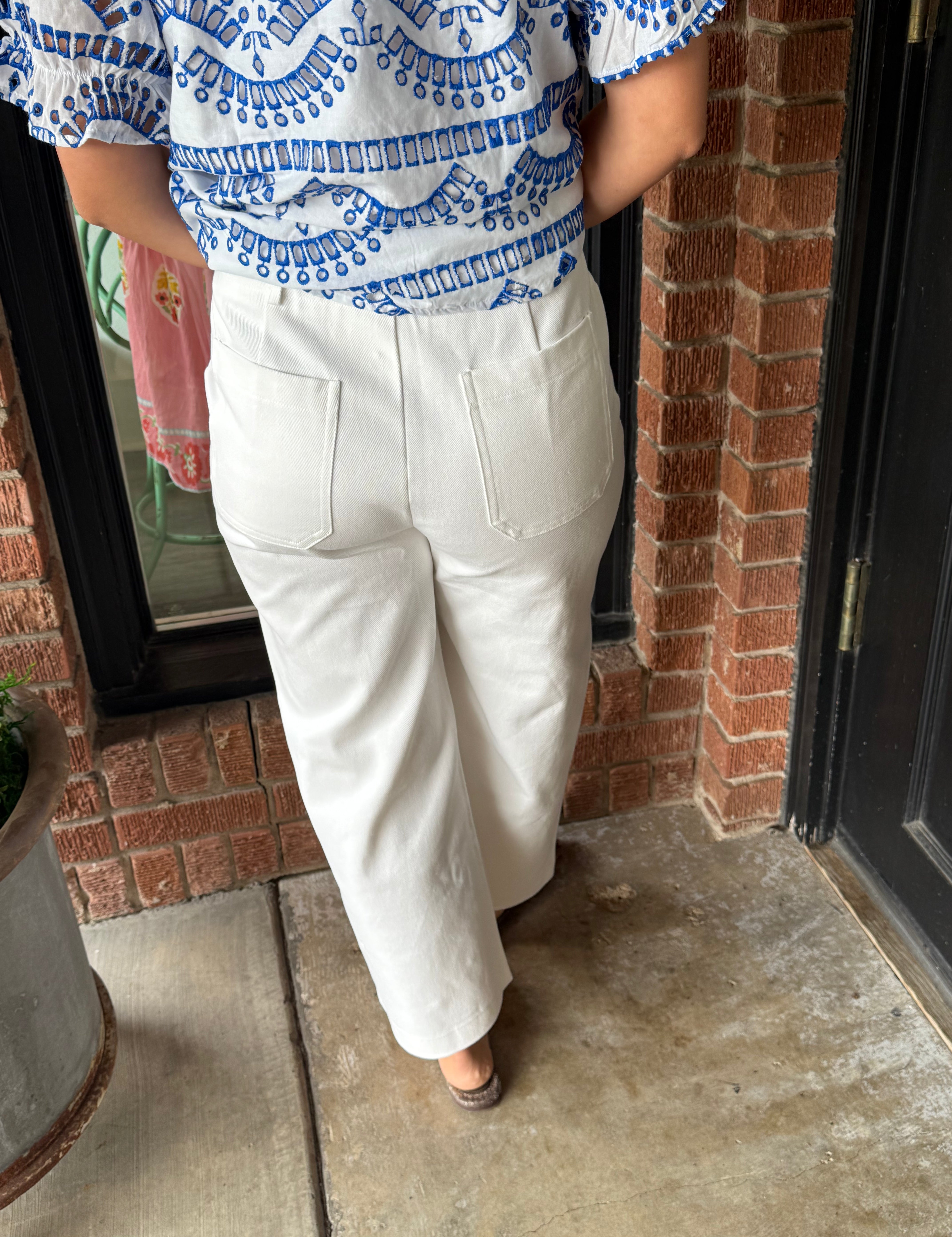 Madelyn Wide Crop Denim