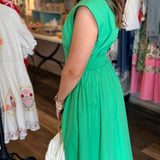 Kyla Green Midi Dress