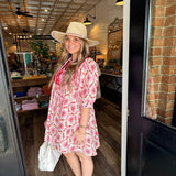 Missy Pleated Mini Dress