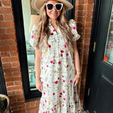 Gina Floral Midi Dress