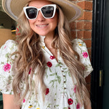 Gina Floral Midi Dress