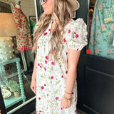 Gina Floral Midi Dress