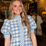 Trina Gingham Maxi Dress