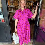 Madison Button Down Midi Dress