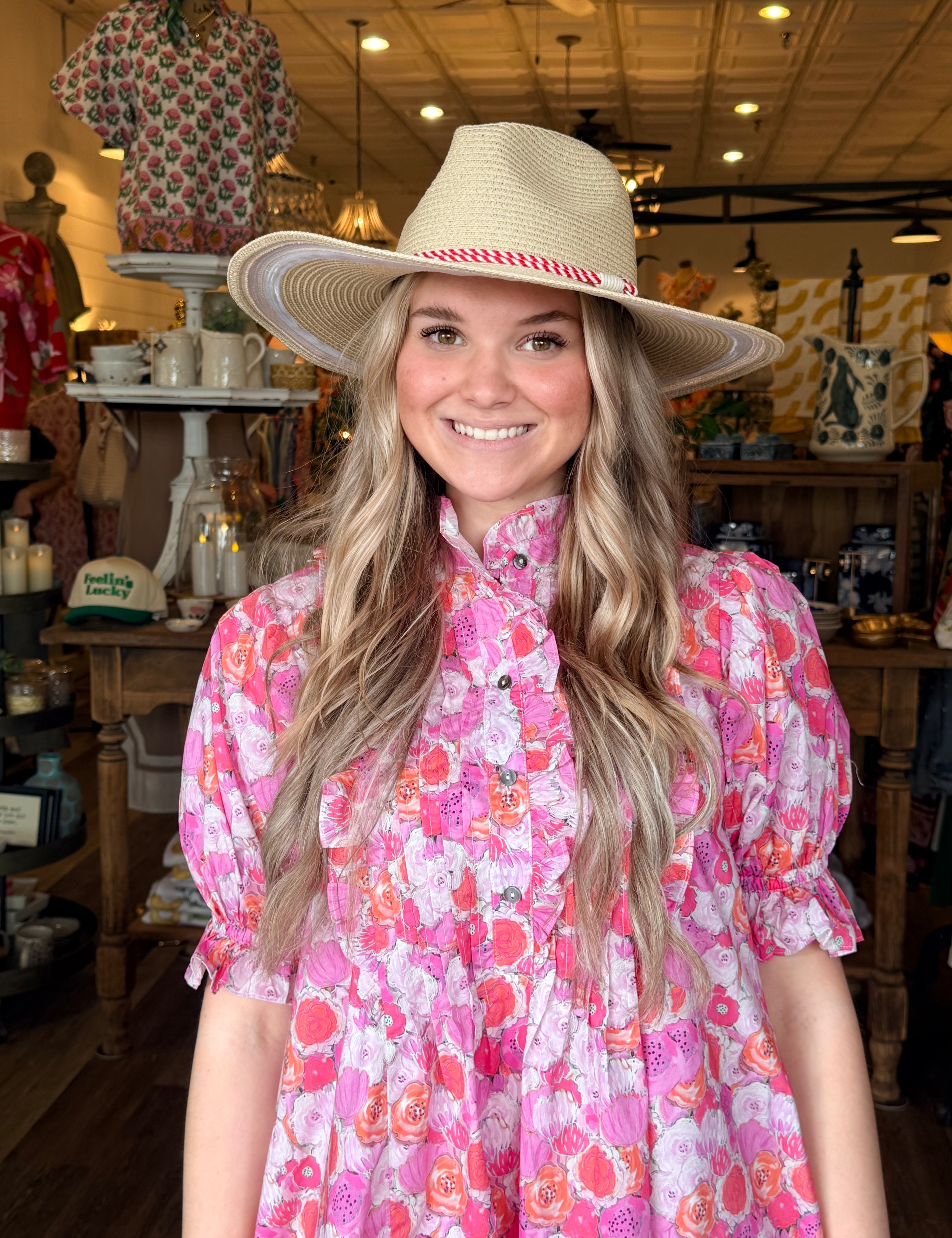 Celia Floral Print Mini Dress